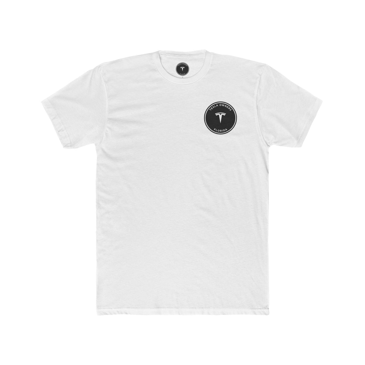Tesla Owners Florida Club Tee — Small front, large back | SmokehBear's Den