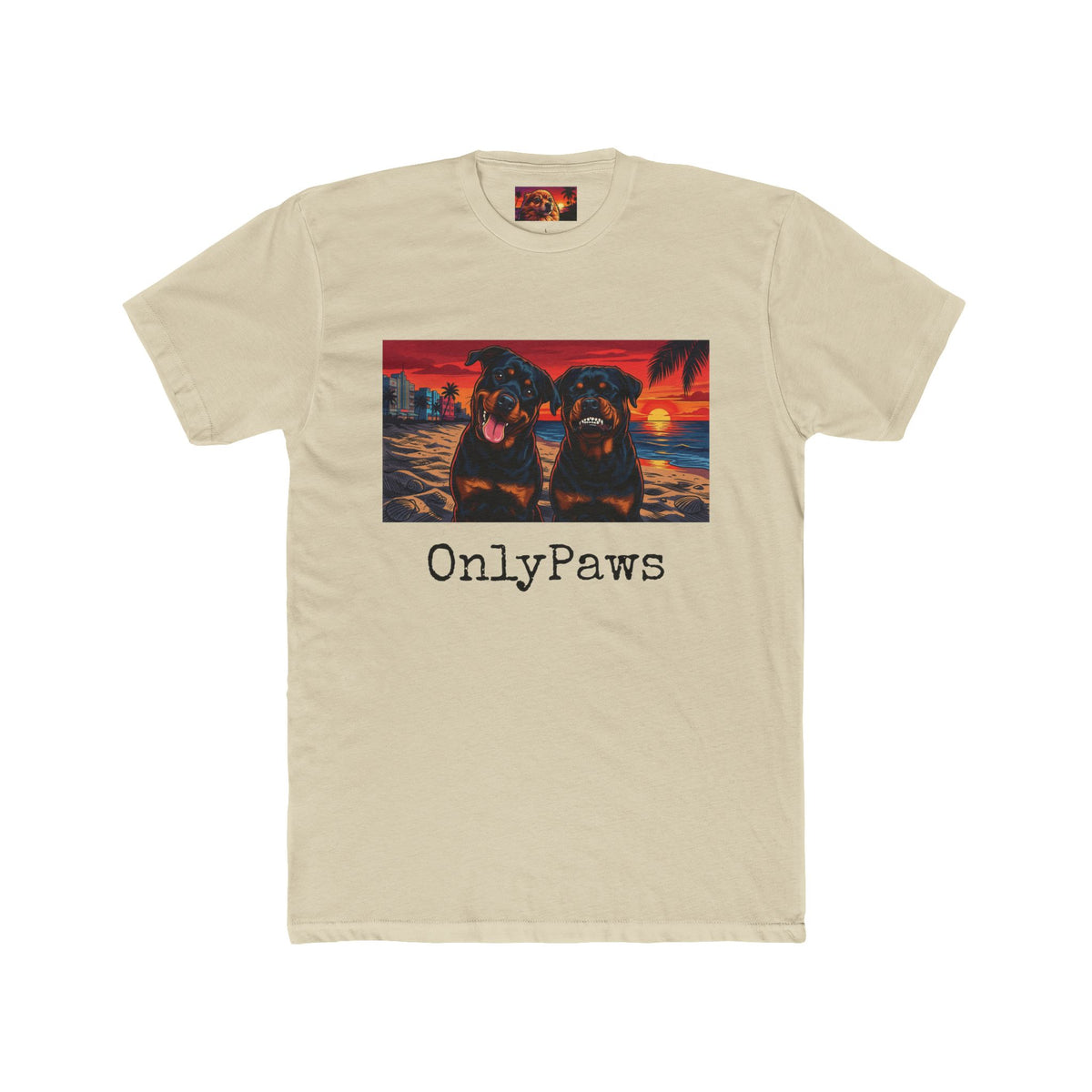 OnlyPaws Sunset Oliver and Dexter Tee