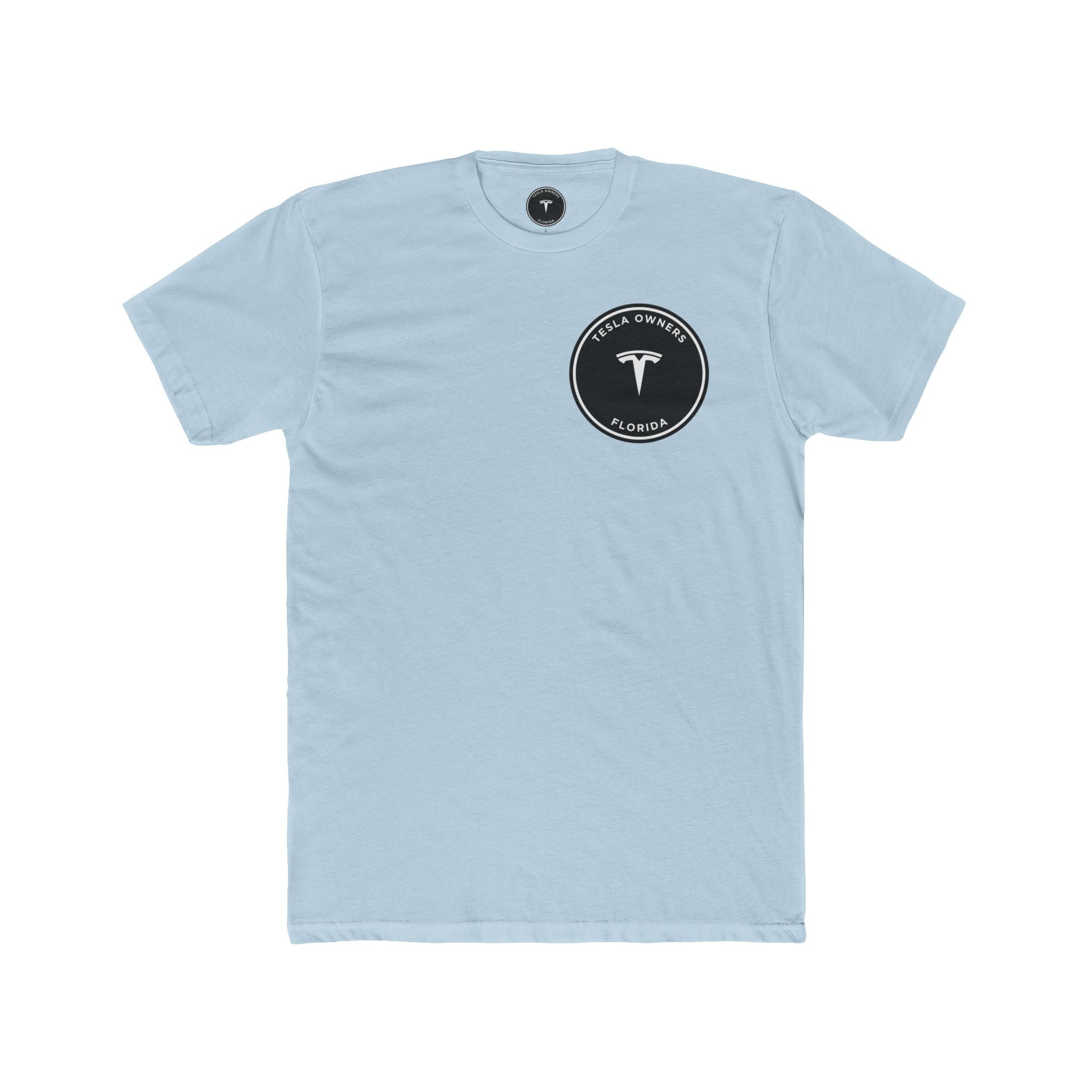 Tesla Owners Florida T-Shirt (small logo front, large back)