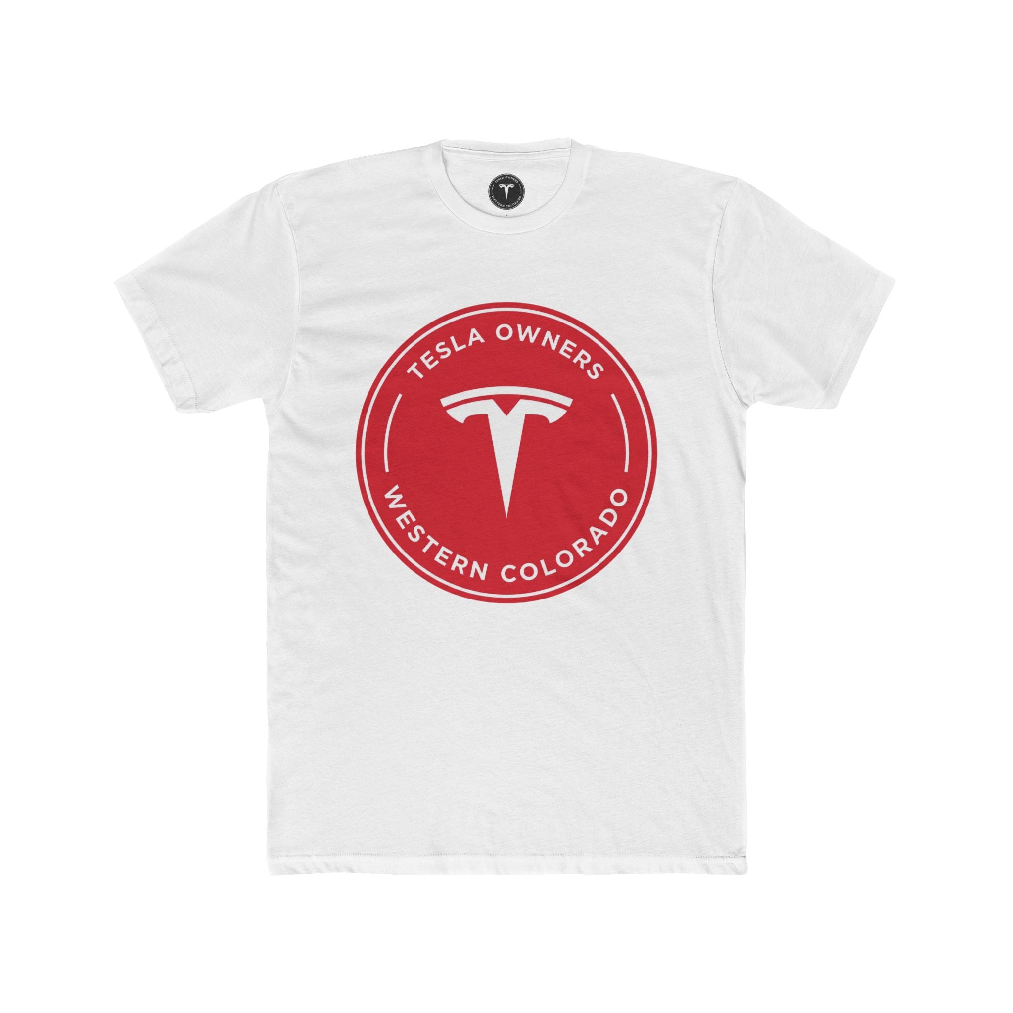 Tesla Owners Western Colorado T-Shirt (Red/White)