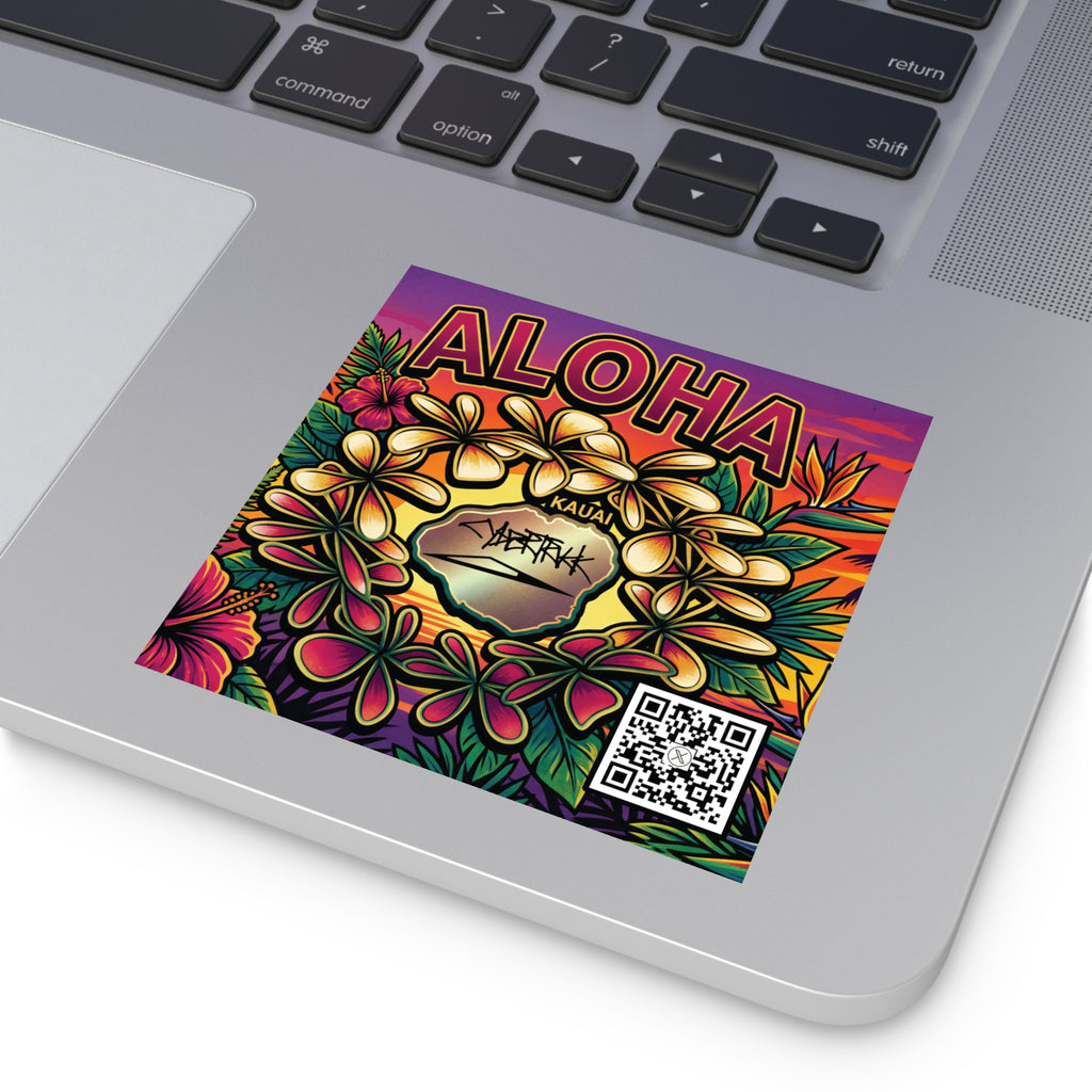 @kauai_renatus ALOHA. stickers (Indoor/Outdoor)