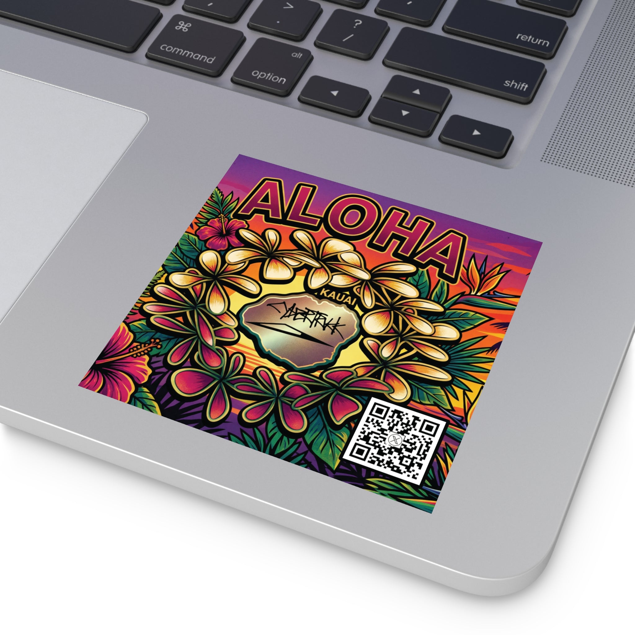@kauai_renatus ALOHA. stickers (Indoor/Outdoor)