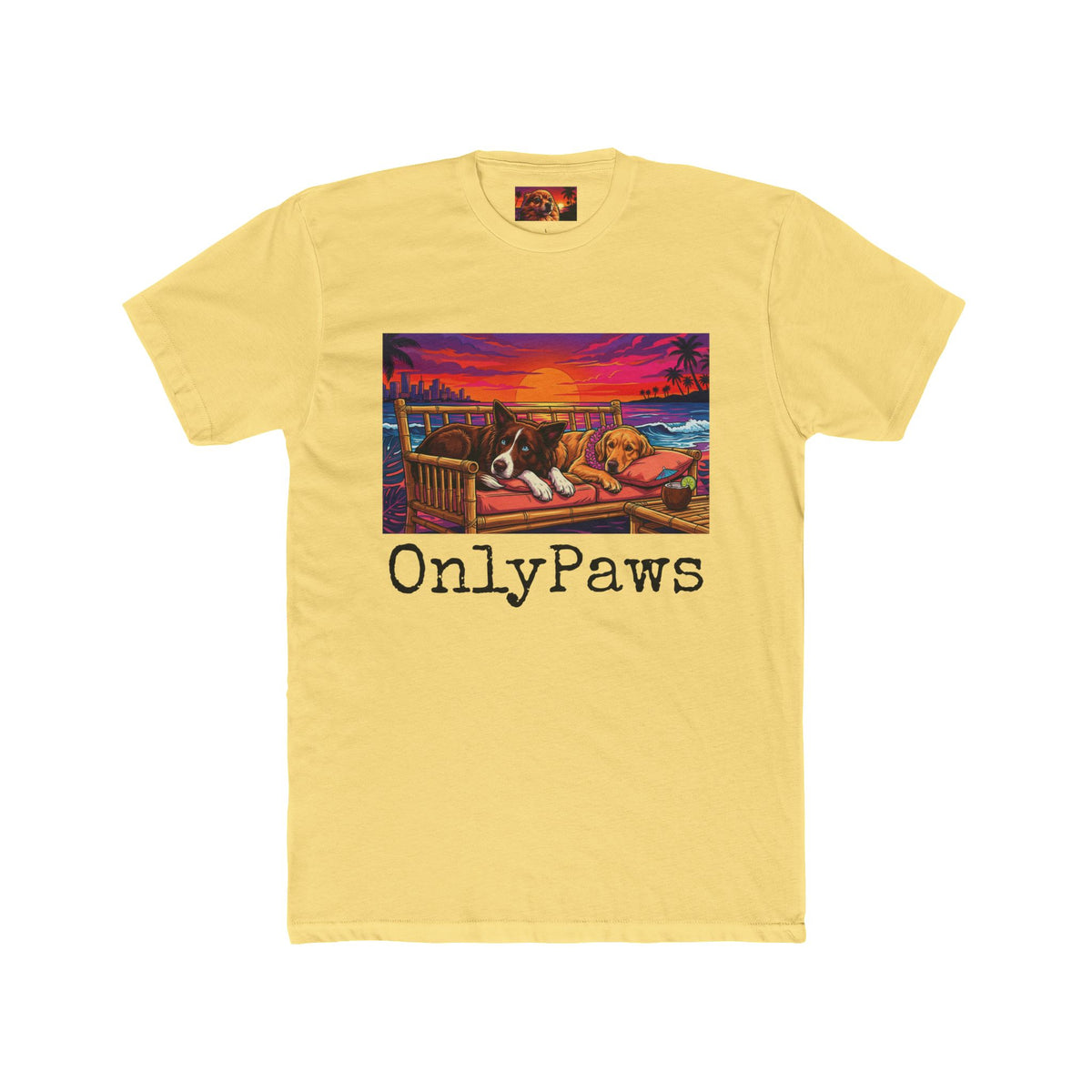 OnlyPaws Oreo and Addie Edition Sunset French Bulldog —  T-Shirt