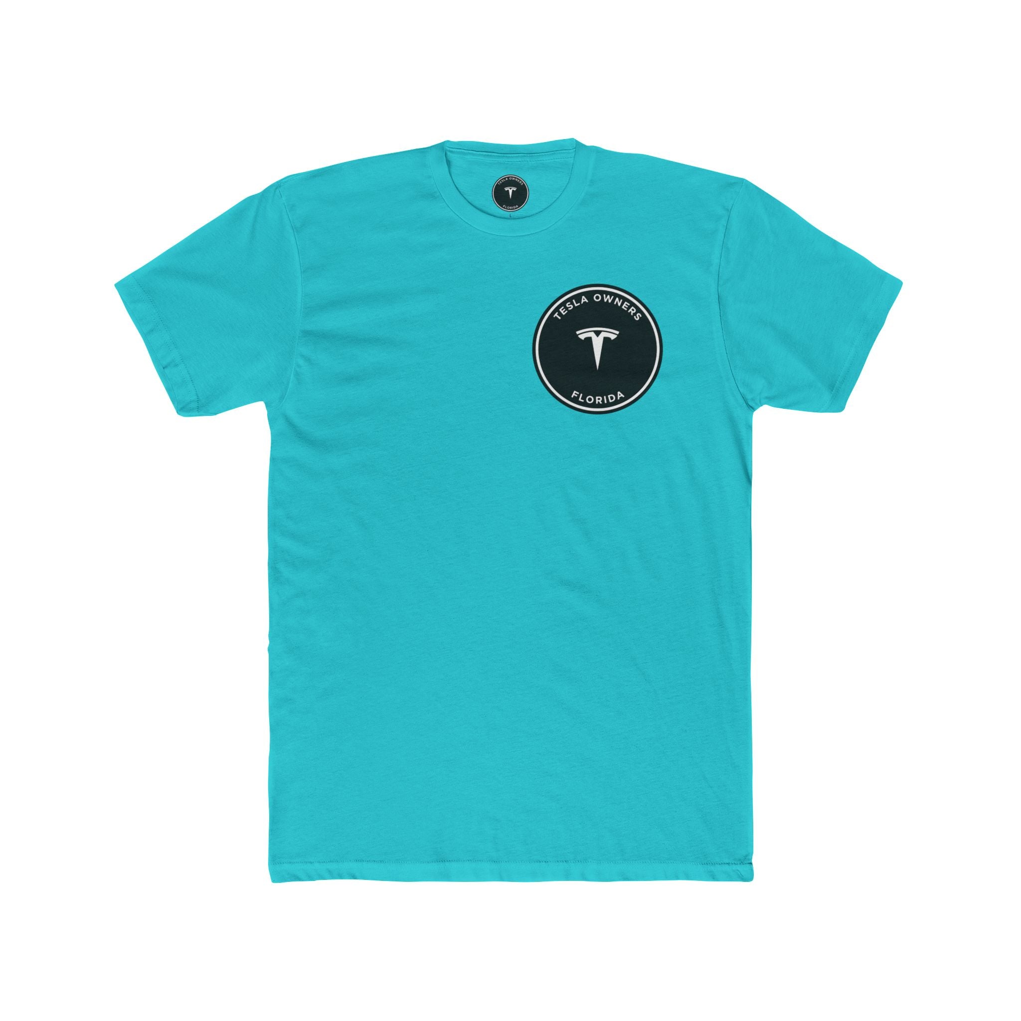 Tesla Owners Florida T-Shirt (small logo front, large back)