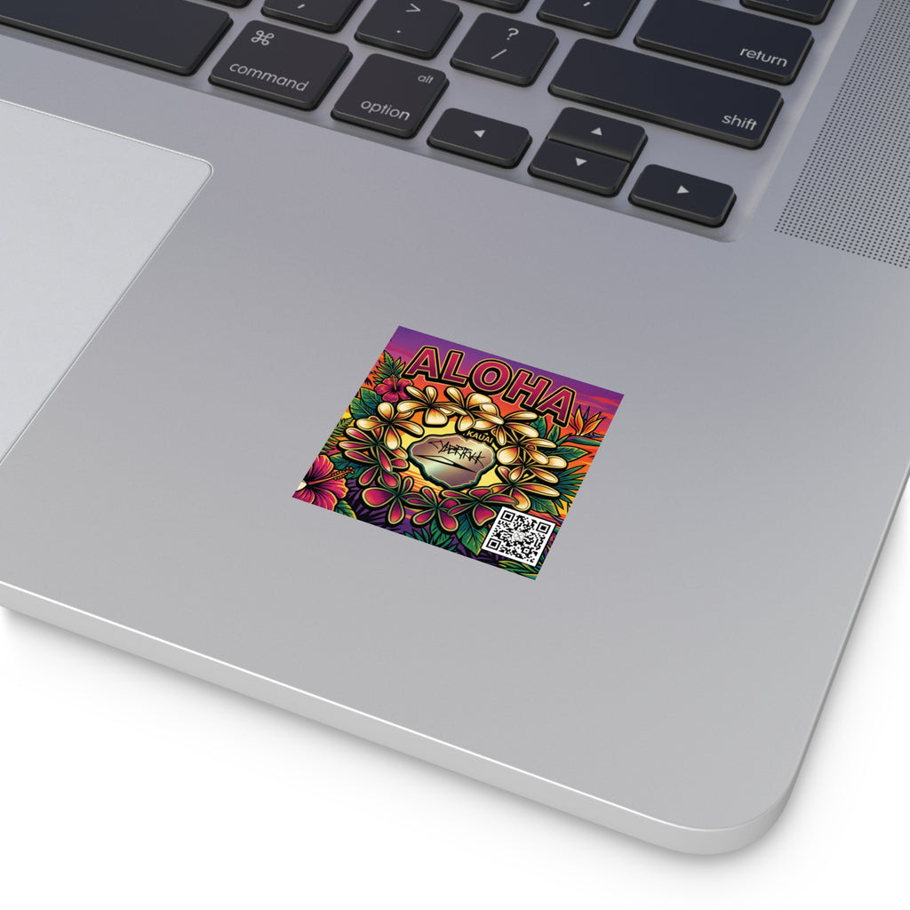 @kauai_renatus ALOHA. stickers (Indoor/Outdoor)