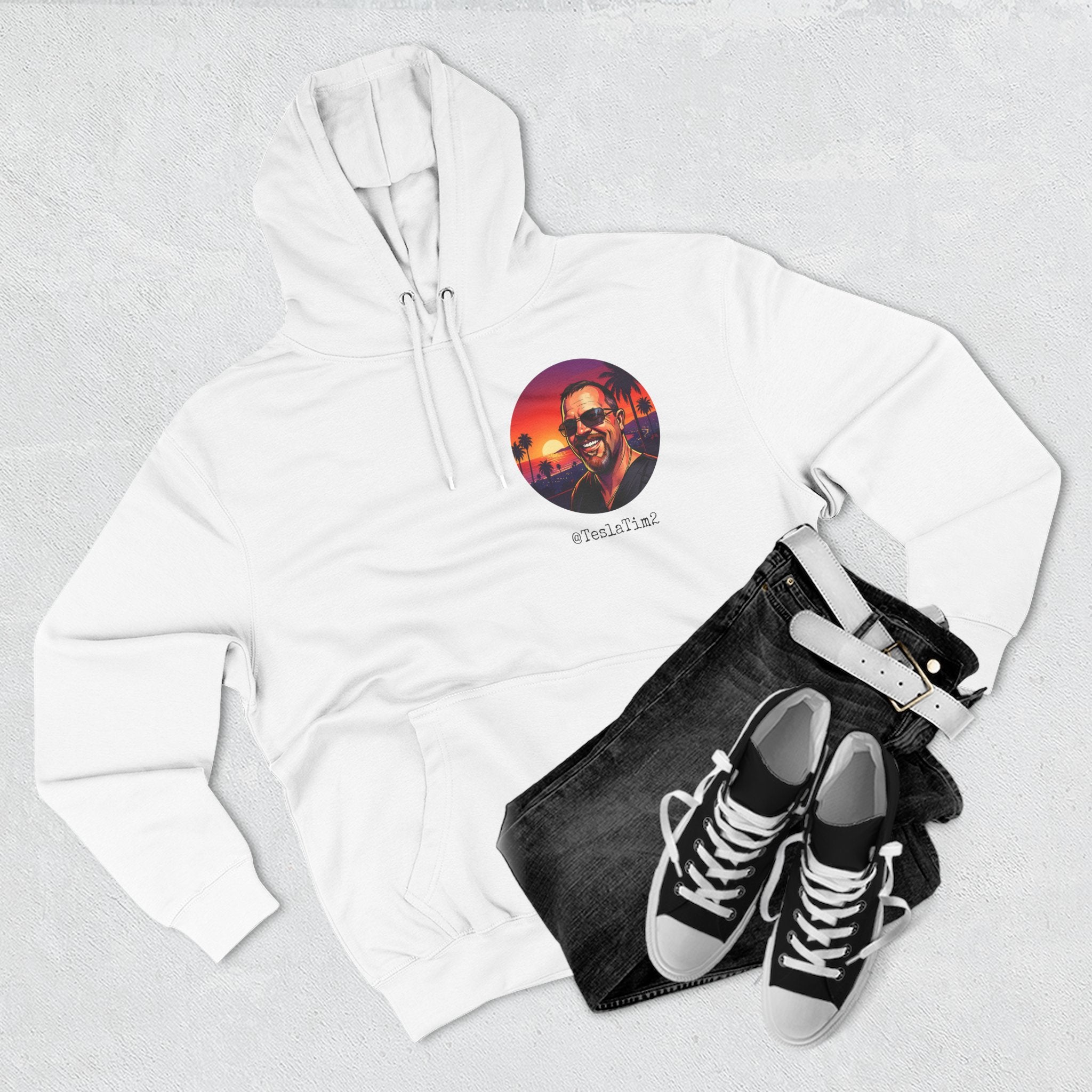 @TeslaTim2 Glow Up Hoodie (Color Variants)
