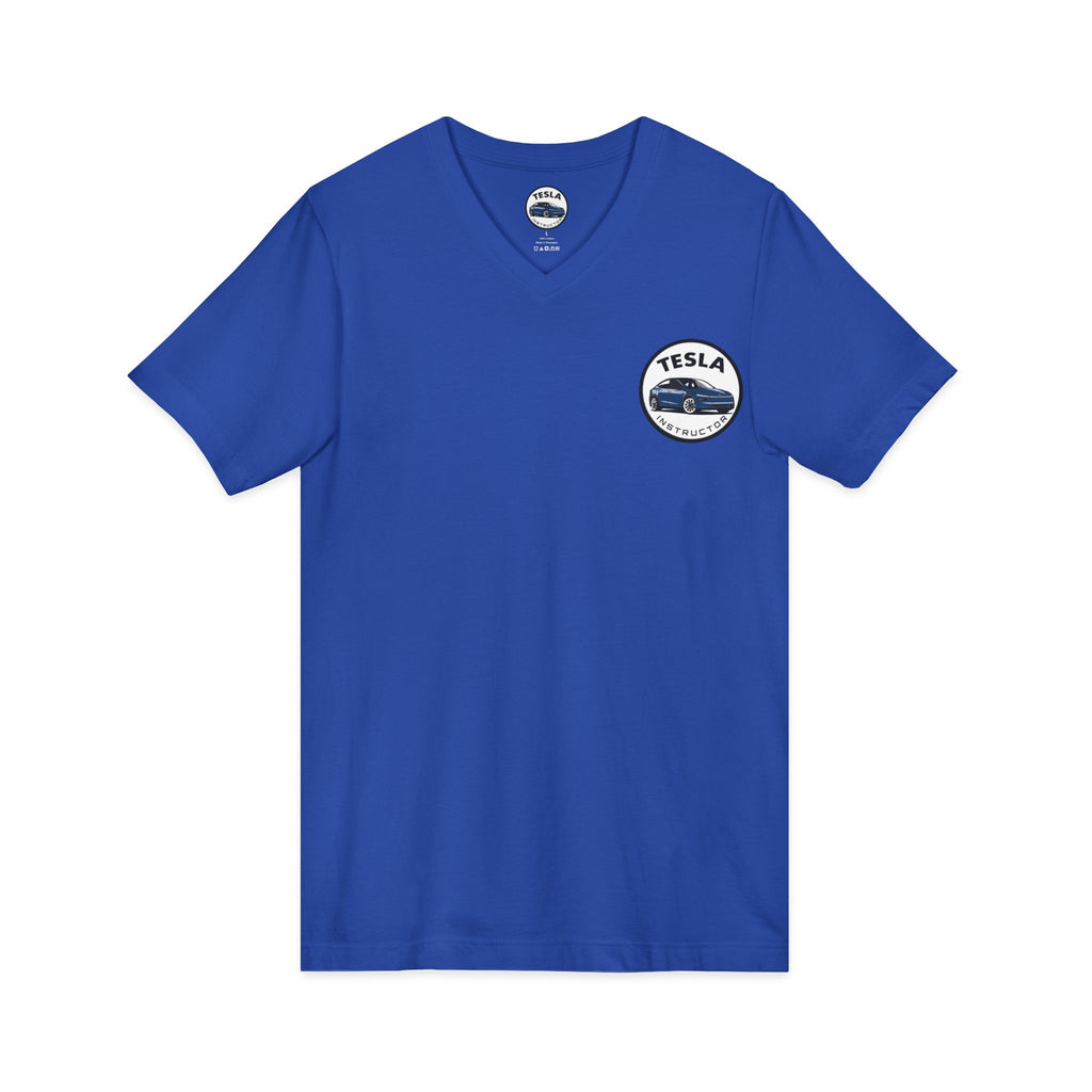 www.teslainstructor.com V-Neck Tee