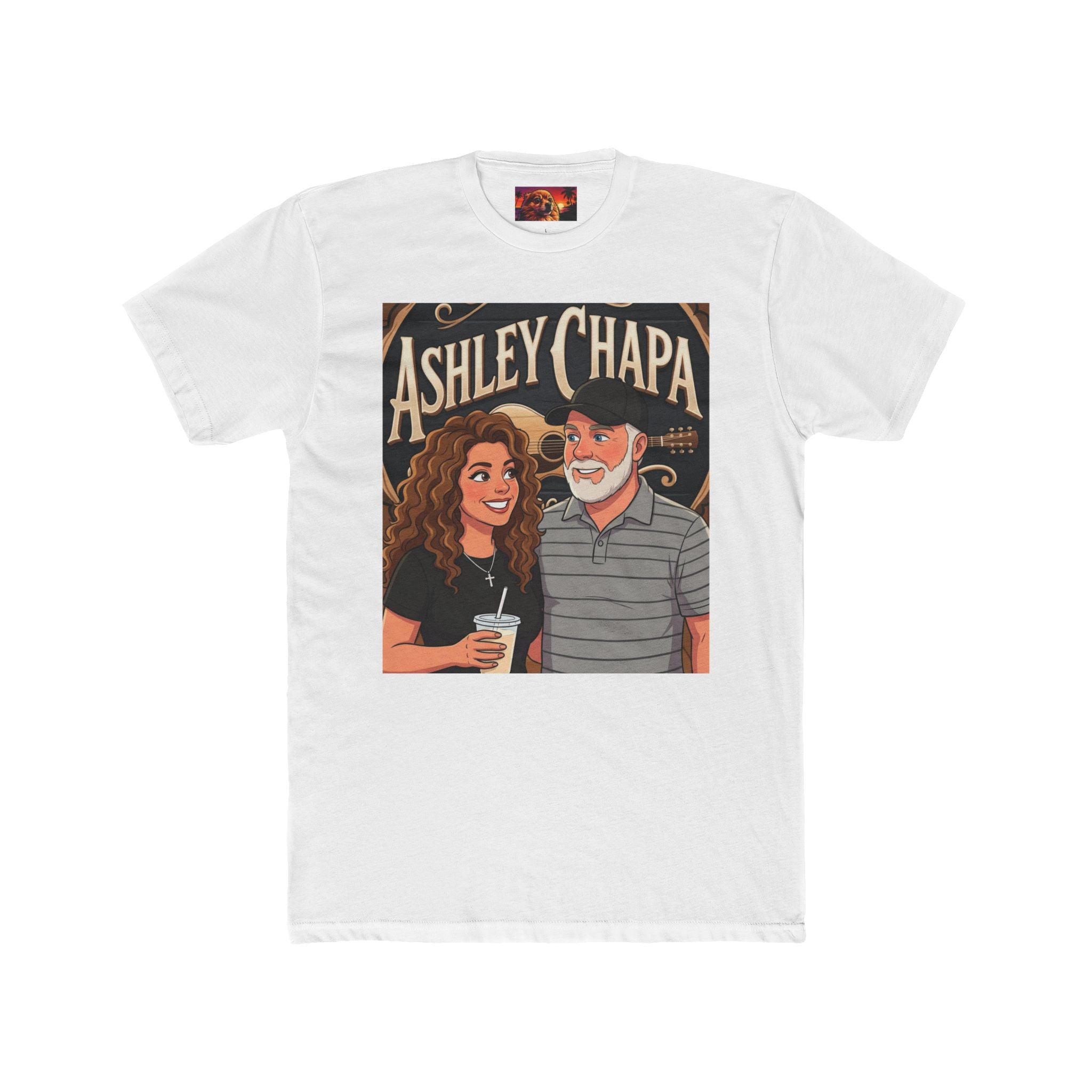 Ashley Chapa "Kenny Duo." Cotton T-Shirt