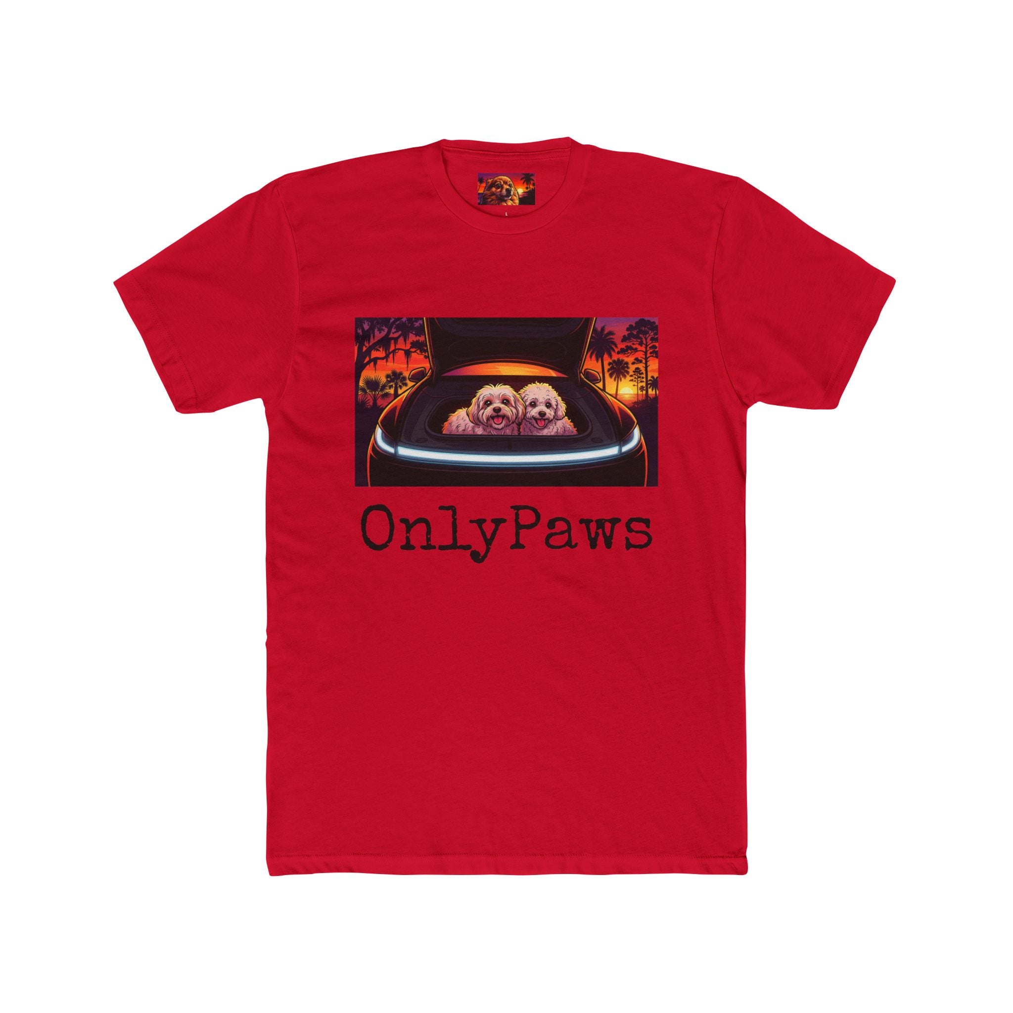 OnlyPaws Chevy and Fiona Edition Sunset — T-Shirt