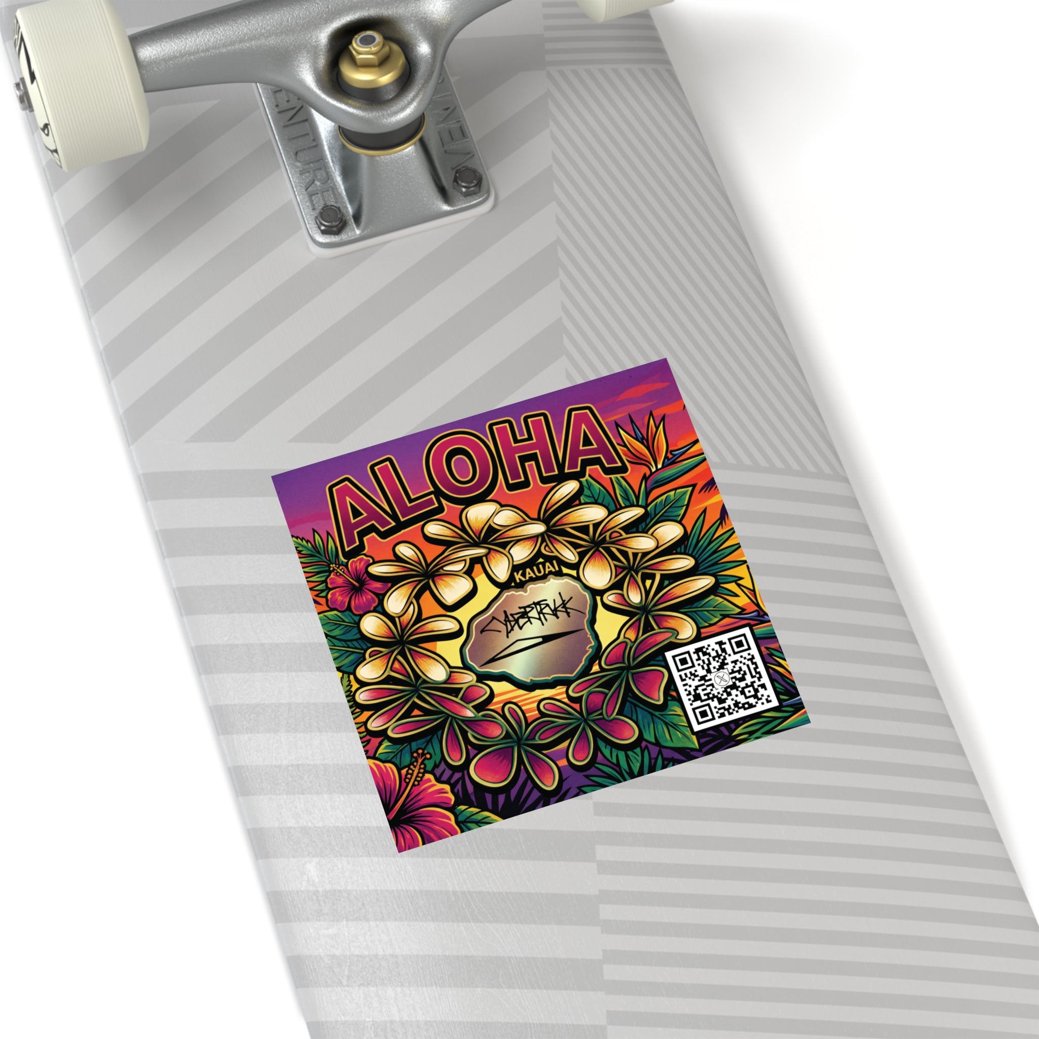 @kauai_renatus ALOHA. stickers (Indoor/Outdoor)