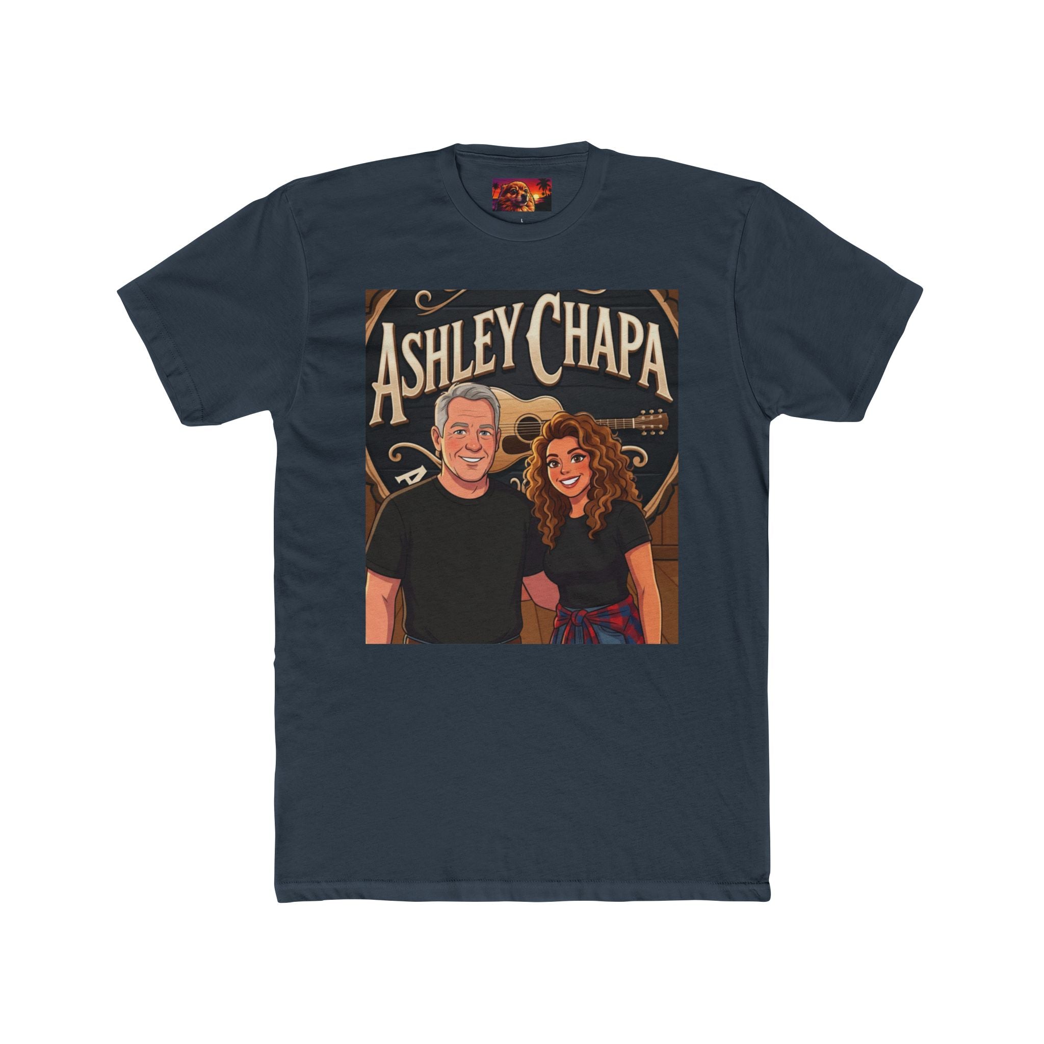 Ashley Chapa "Bruce Duo." Cotton T-Shirt