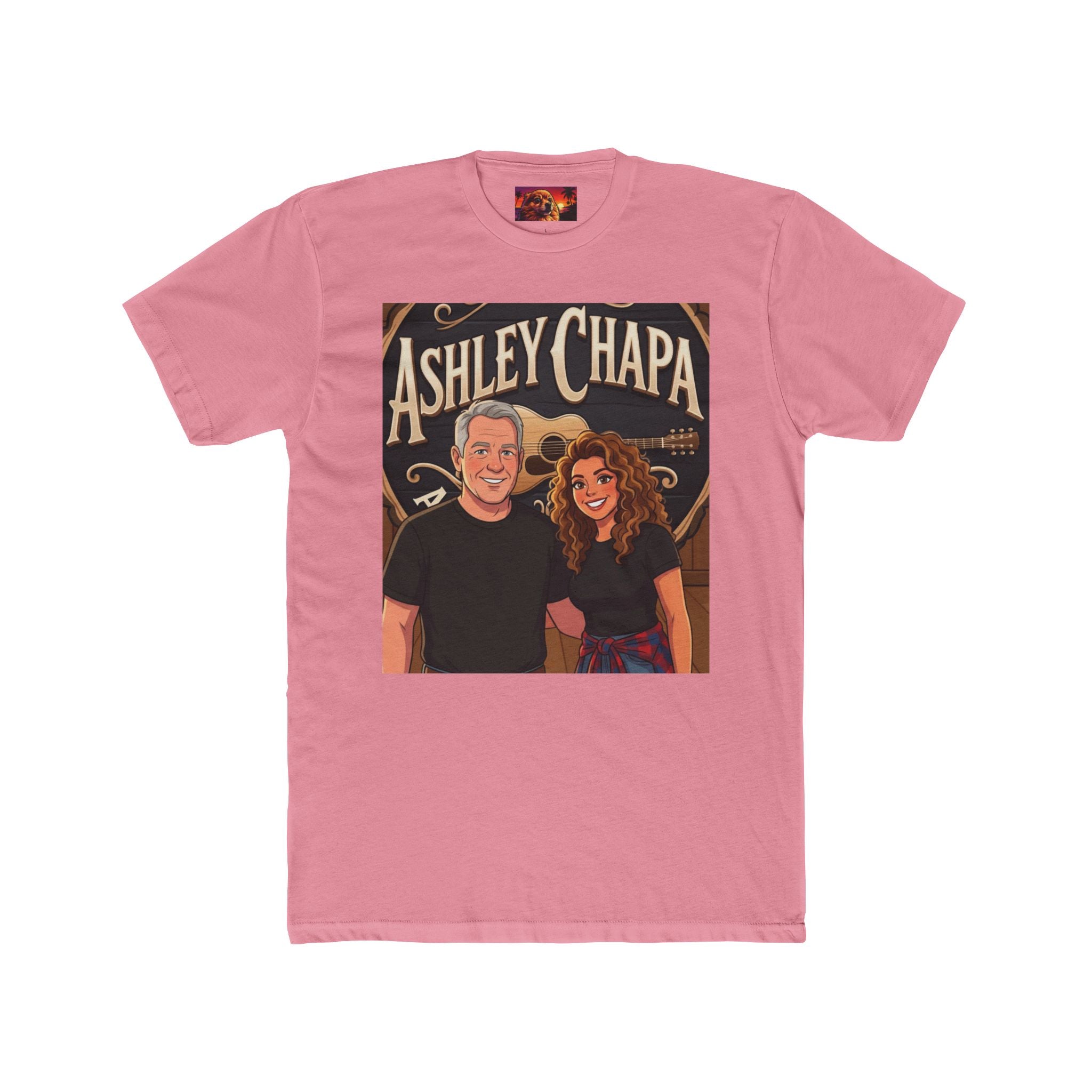 Ashley Chapa "Bruce Duo." Cotton T-Shirt