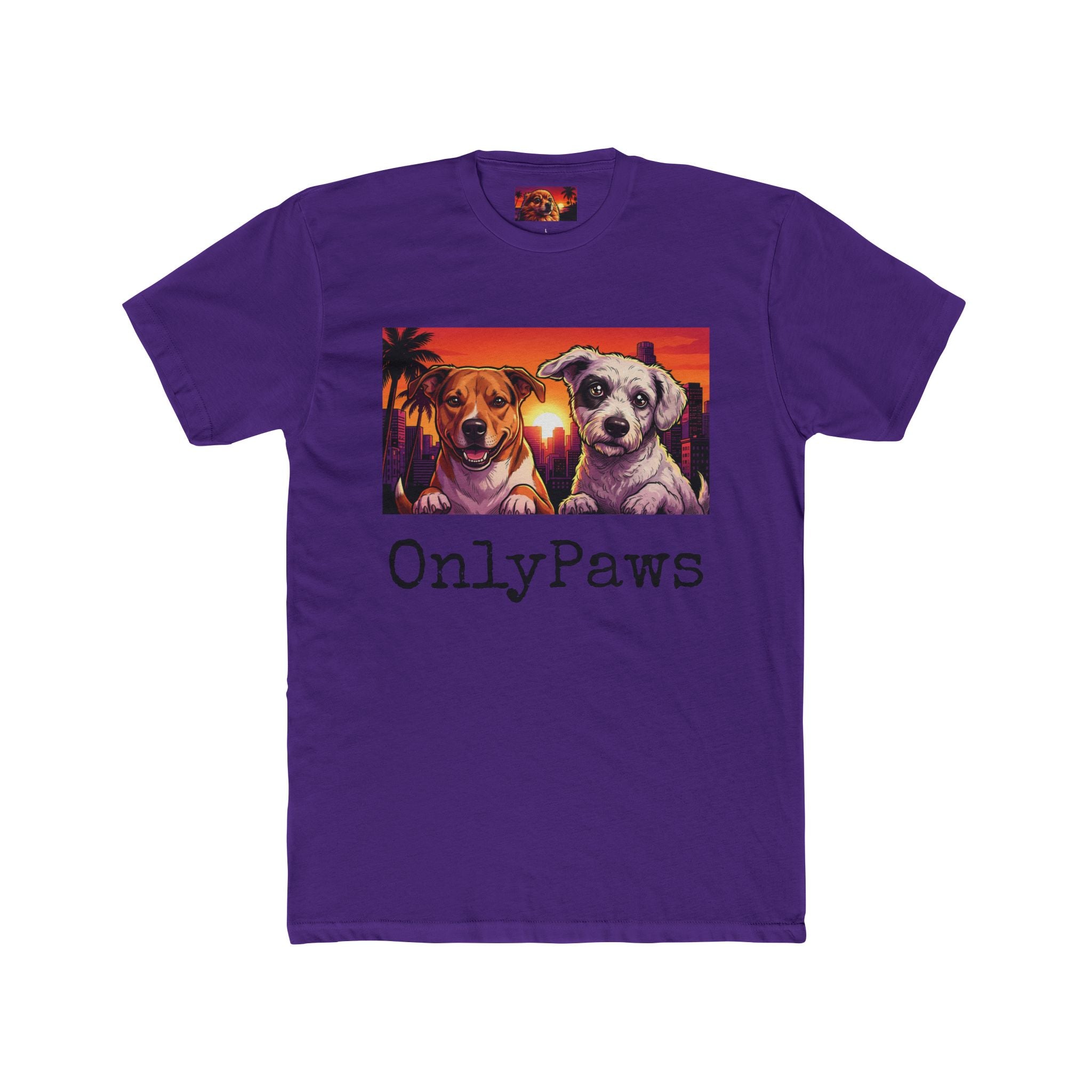Oakley and Buster OnlyPaws Sunset Dog Tee
