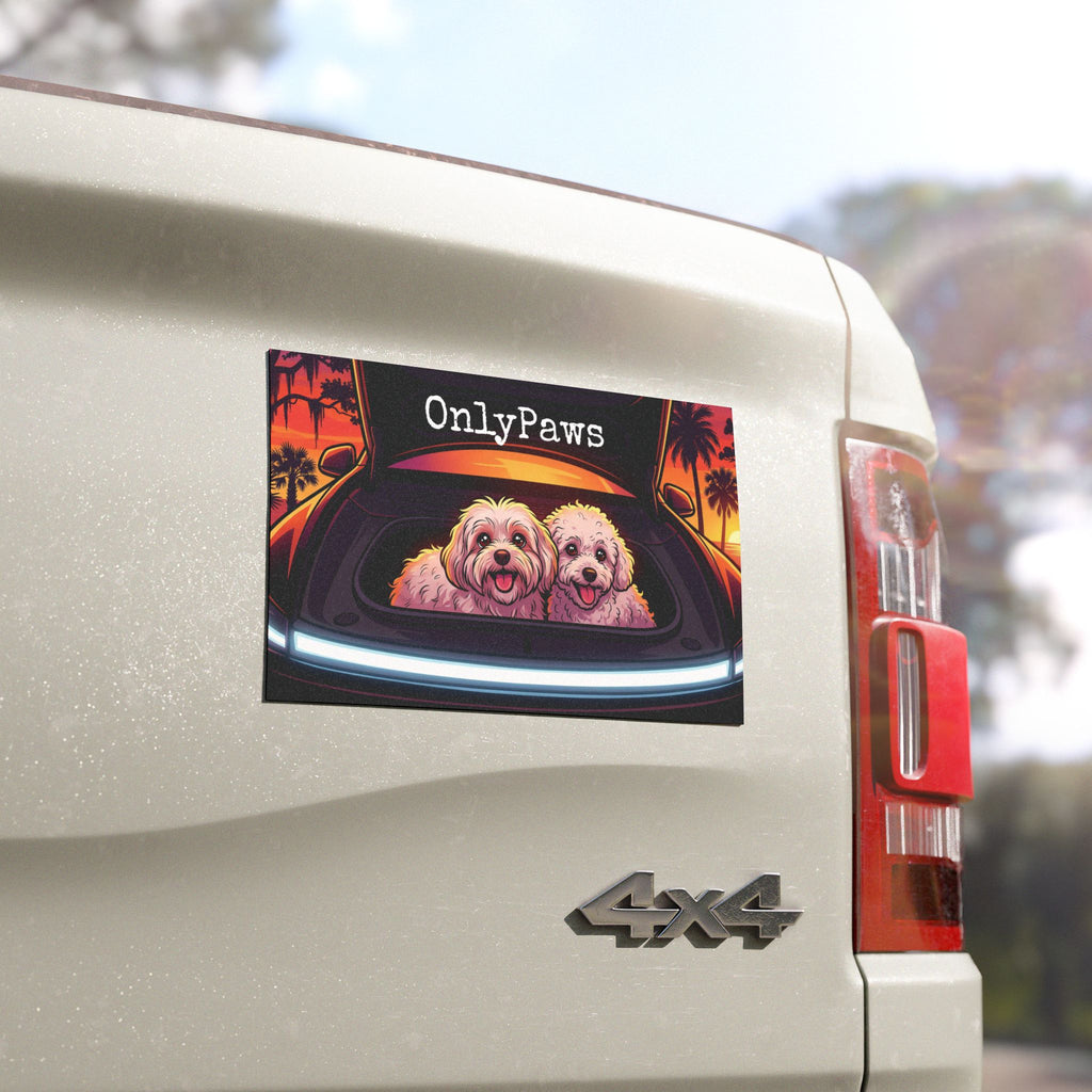 OnlyPaws Chevy and Fiona Car Magnet