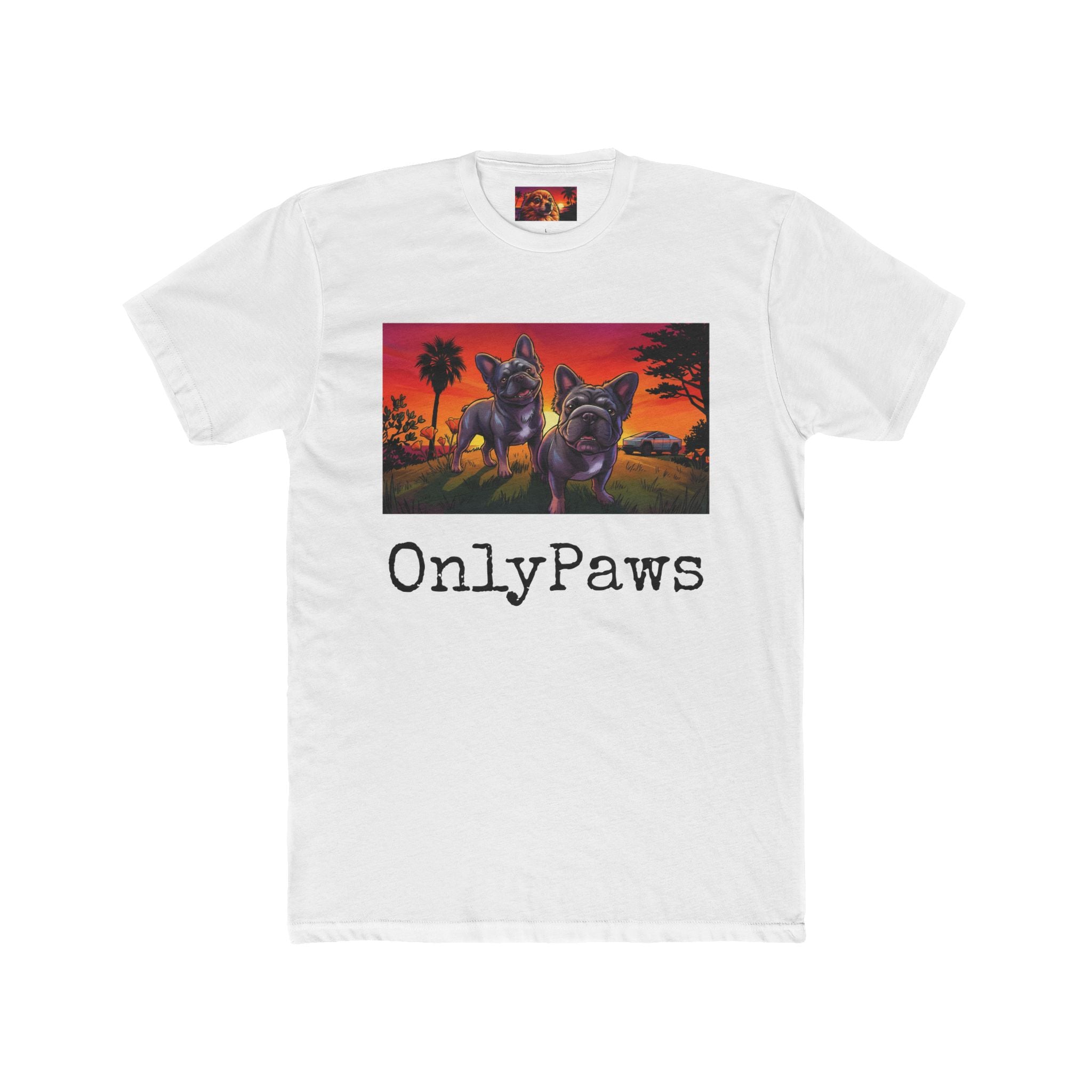 Buddha and Taz Edition OnlyPaws Sunset Dog T-Shirt