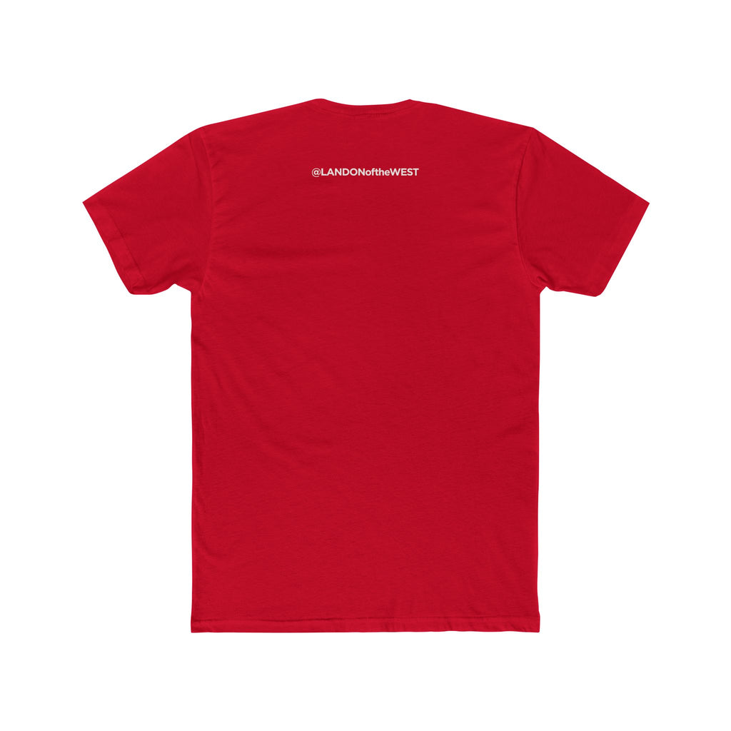 Tesla Owners Western Colorado T-Shirt (Black/White) LANDONoftheWEST (Black and Red)