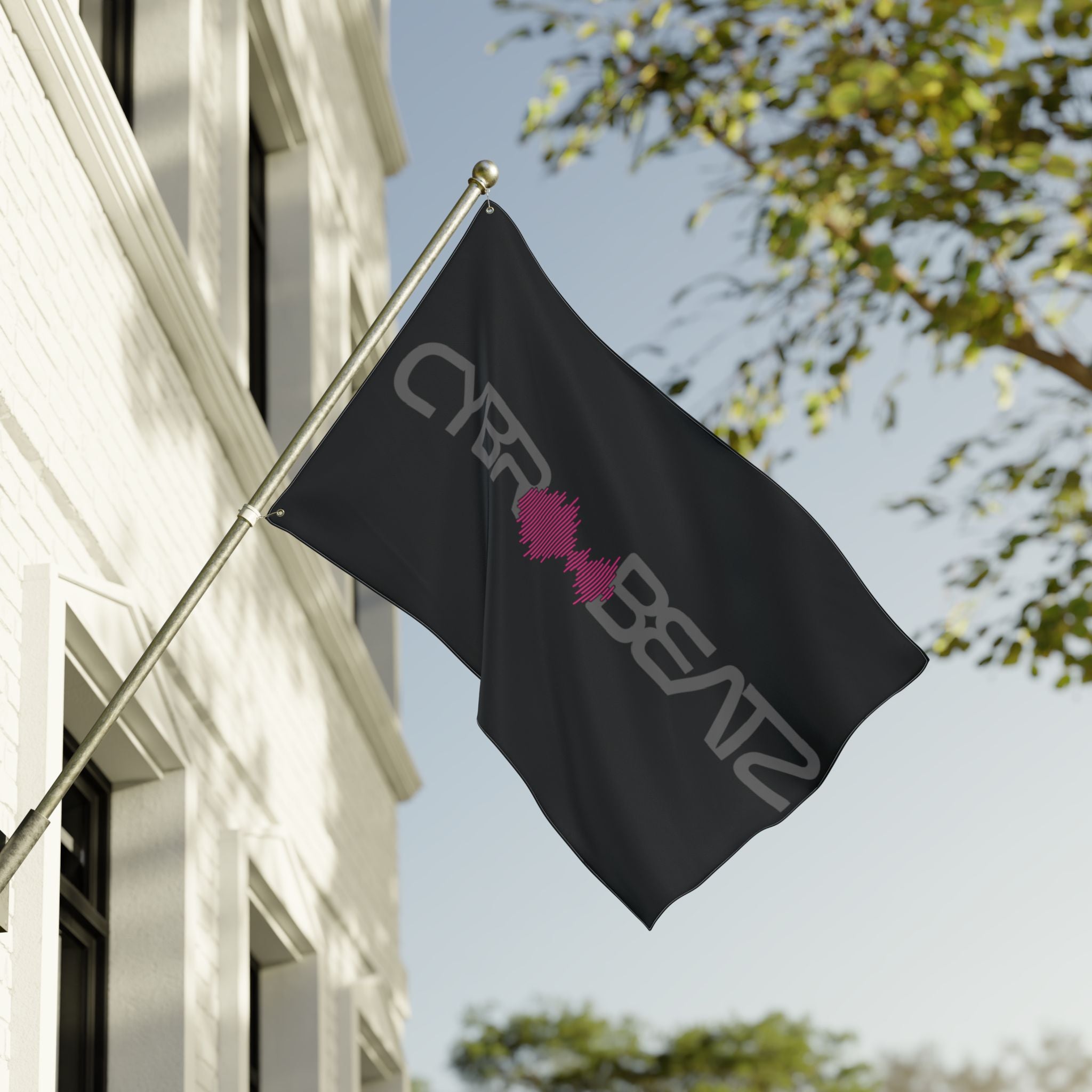 CYBRBEATZ Double-Sided Flag