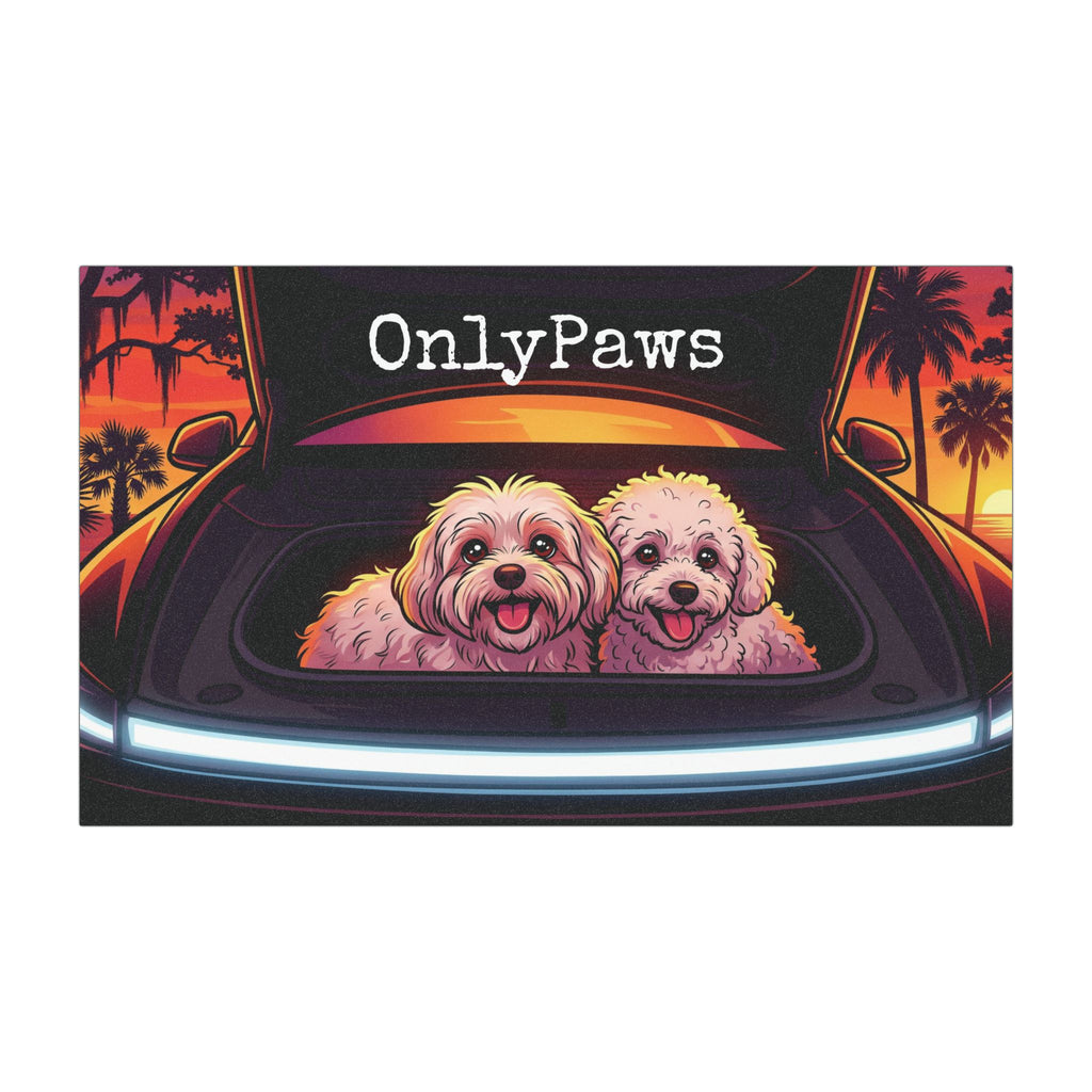 OnlyPaws Chevy and Fiona Car Magnet