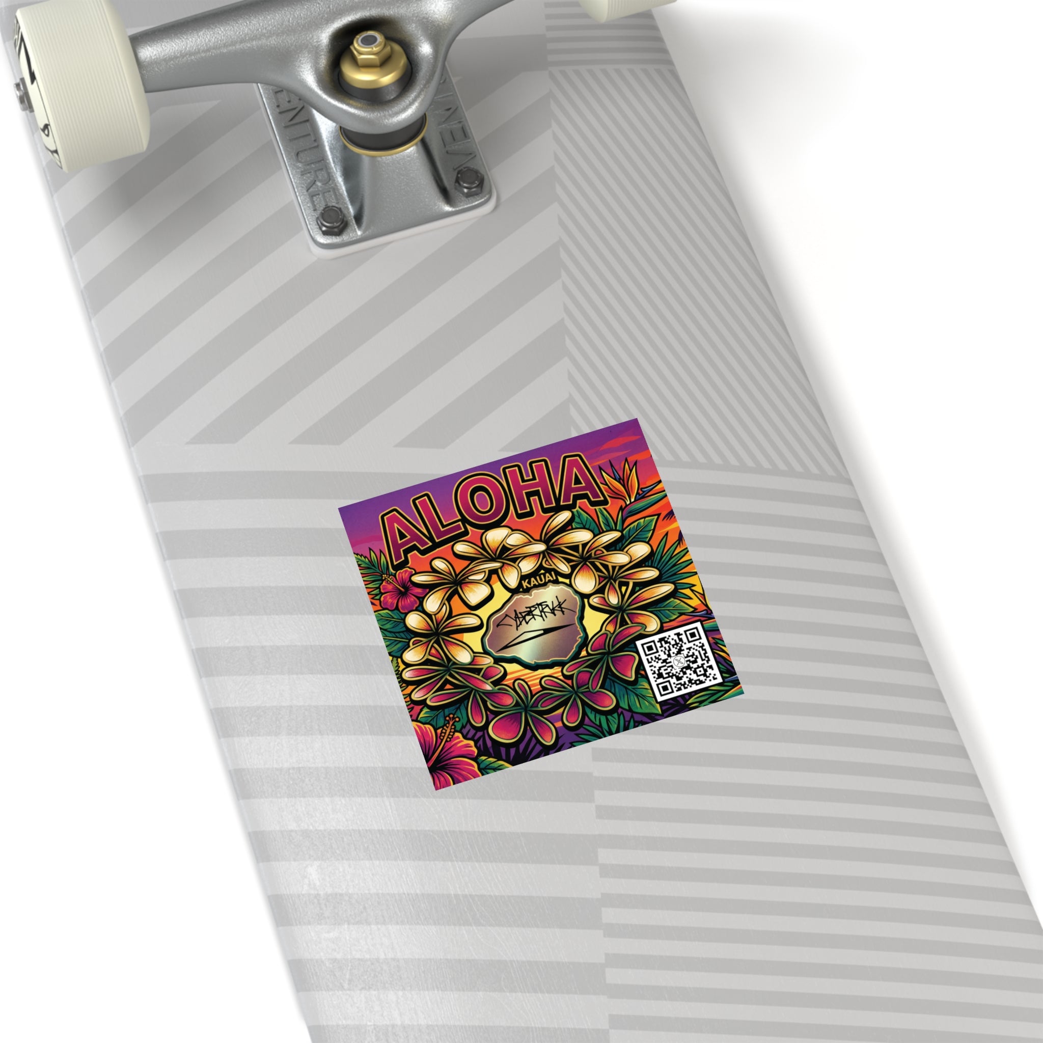 @kauai_renatus ALOHA. stickers (Indoor/Outdoor)