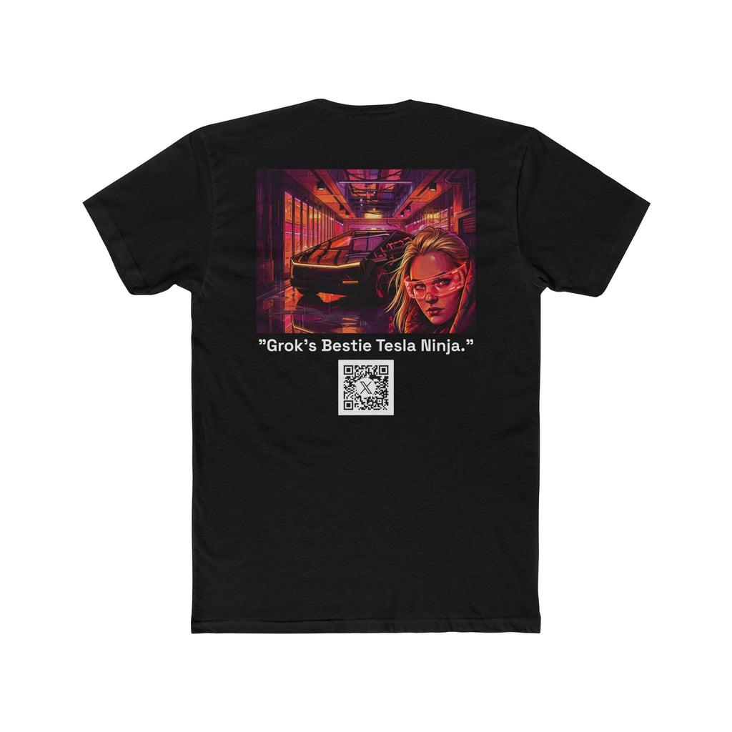 @Kristennetten "Grok’s Bestie Tesla Ninja." Cotton T-Shirt
