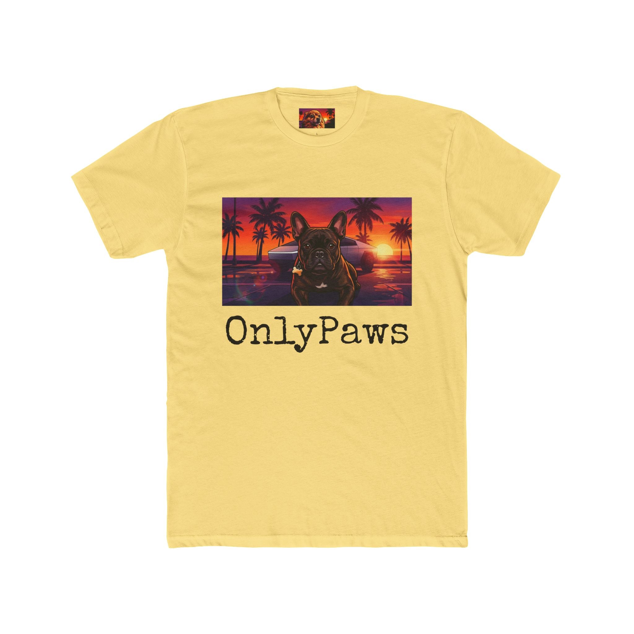 OnlyPaws Mateo Edition Sunset French Bulldog —  T-Shirt