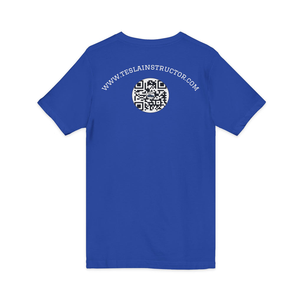 www.teslainstructor.com V-Neck Tee
